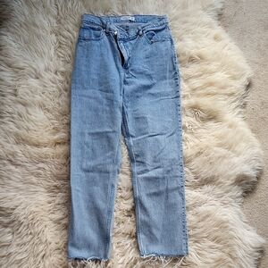 Abercrombie & Fitch Light Blue Ankle Jeans